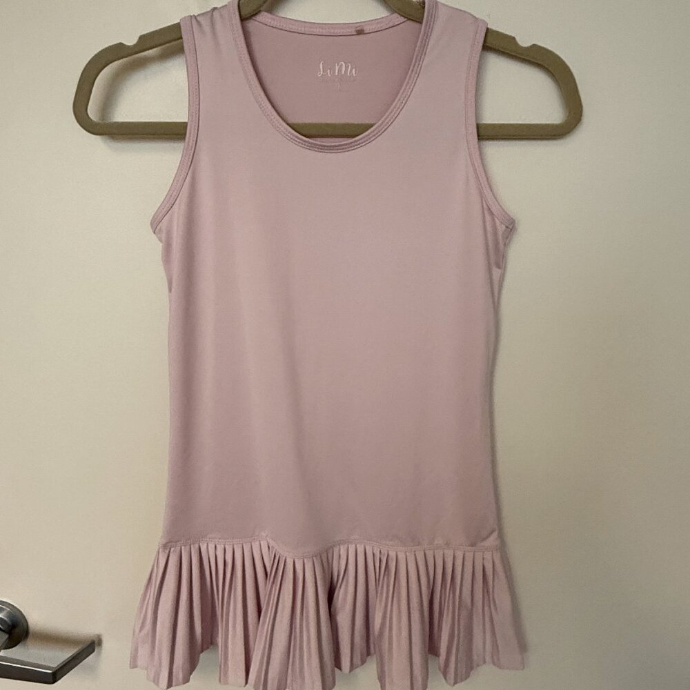 Little Miss Girls Pink Tennis Dress Sz Large
